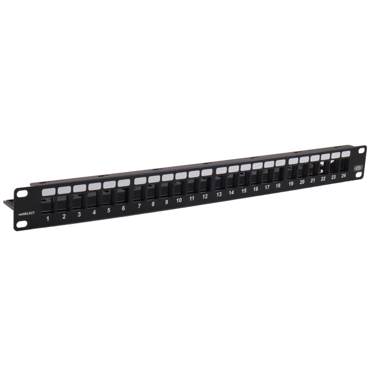 Hubbell Premise Wiring Products, Copper Solutions, Patch Panel,Unloaded, NetSelect, 24-Pair, 19" Width X 1.75" Height