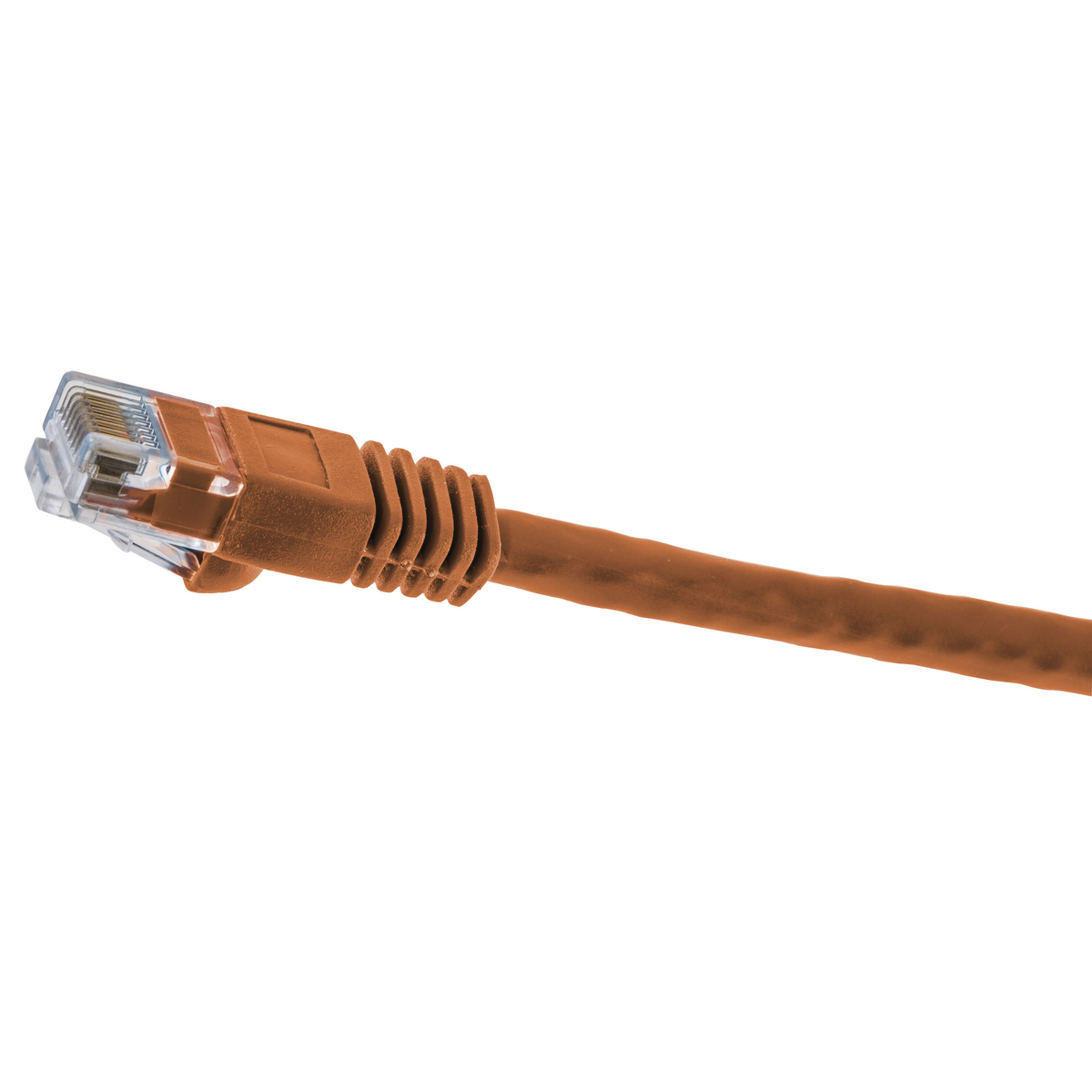 Hubbell Premise Wiring, Patch Cord, NETSELECT, Category 6, Slim, Orange,5 Foot
