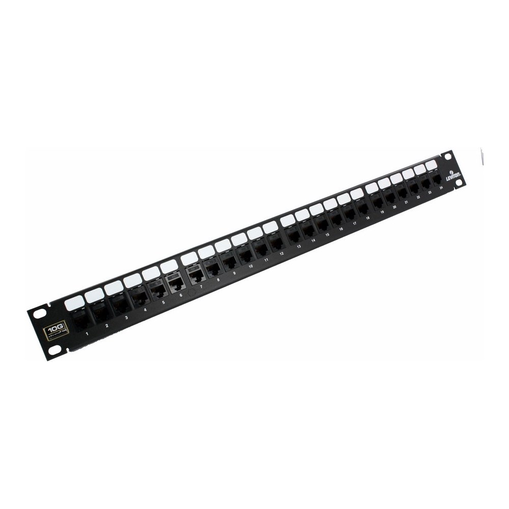 Extreme 10g Quickport Patch Panel. 24-port. 1ru. Cat 6a.