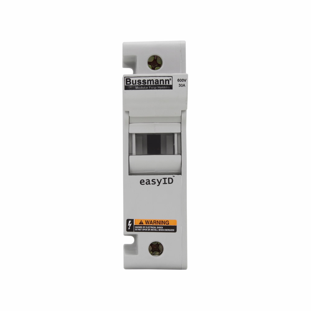 Eaton Bussmann series CH modular fuse holder, 600 Vac, 600 Vdc, 30A, Single-pole