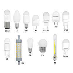 C7, 1W 80CRI, 30 Lumen, 3000K, 15000 life