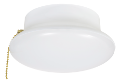 15W, 1200lm , 2700K , 120V medium base retrofit ceiling light for installation into existing porcelain socket. Includes pull string feature. Not Dimmable. Retail pack.