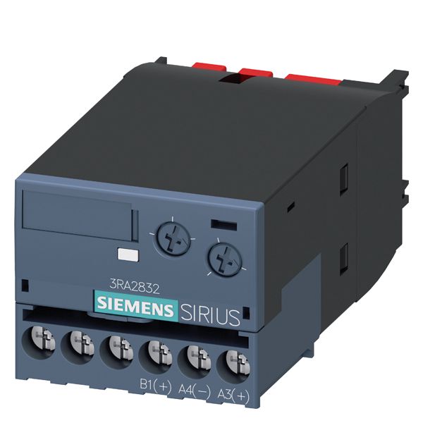 SOLID-STATE TIME RELAY OFF-DELAY WITH AUXILIARY VOLTAGE AND SEMICONDUCTOR OUTPUT 24...90V AC/DC TIME RANGE 0.05...100S FOR SNAPPING ONTO THE FRONT FOR 3RT2 CONTACTORS, S2 SPRING-LOADED TERMINALS