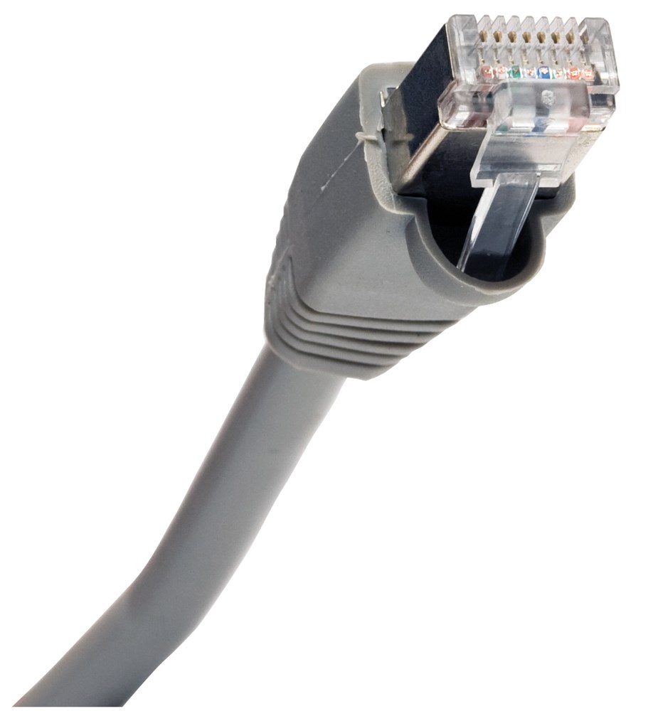 Hubbell Premise Wiring Products, Copper Products, Patch Cord, Cat5E,PS5E, Shielded, Gray, 1' Length