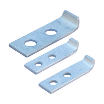 2 Hole Telecom Lug, 1.875" x 0.625" x 0.125" x 0.375" x 1", 0.281" Hole