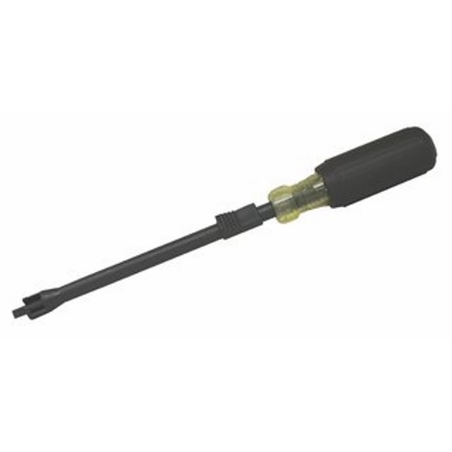 IDEAL, Screwdriver, Grip-N-Screw, Screw-Holding, Tip Size: #2, Overall Length: 10 IN, Shank Length: 6 IN, Handle Type: Cushioned Rubber Grip, Blade Material: Chrome Vanadium Steel, Shank Size: #2 IN