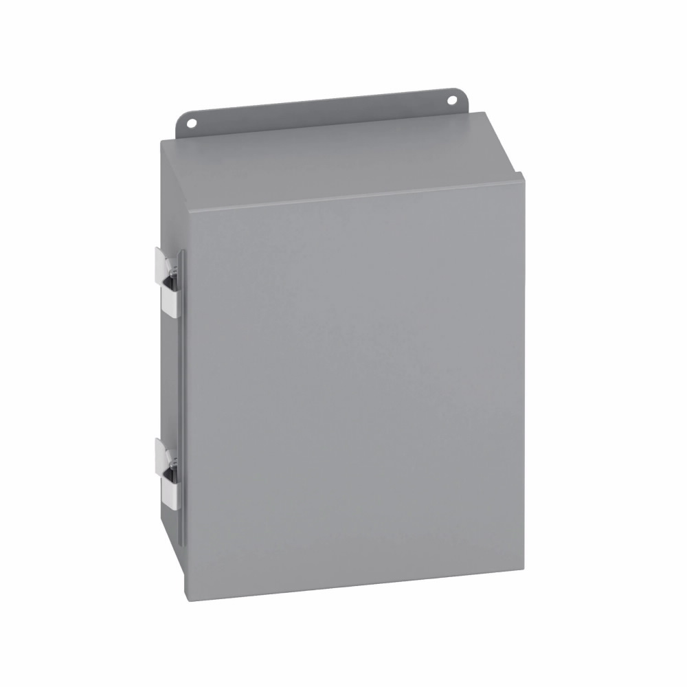 B-Line 664-12CHQRC JIC Panel Enclosure, 6" X 6" X 4" NEMA 12, Hinged ...