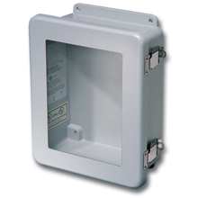 B-Line 664-4XFCHQRCW JIC Panel Enclosure, 6" X 6" X 4" NEMA 4X, Hinged ...