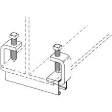 B-Line B435SS4 BEAM CLAMP, 2 1/8-IN | Cooper Electric