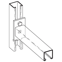 BLINE B293A-6GRN CHANNEL BRACKET 6-IN. GREEN | Gordon Electric Supply, Inc.