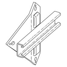 B-Line B810-16ZN 16 Inch Width Zinc Plated Utility Pole Bracket ...