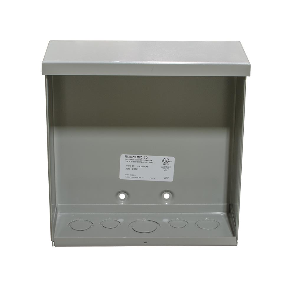 MILBANK 888-SC3R NEMA3R SCREW COVER ENCLOSURE | Gordon Electric Supply ...