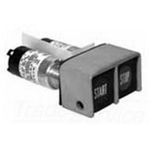 Contender SPBB Series Double Push Button Switch With Guard, Action: Momentary, Contact Configuration: 1 NO/1 NC, Contact Rating: 10 AMP At 600 VAC, Mounting: Surface Mount With 1/2 IN NPSM, Material: Copperfree (4/10 of 1 PCT Maximum) Aluminum, Finis...