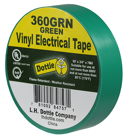 3M Scotch Professional Grade Vinyl Electrical Tape 35 - White, 3/4x66FT
