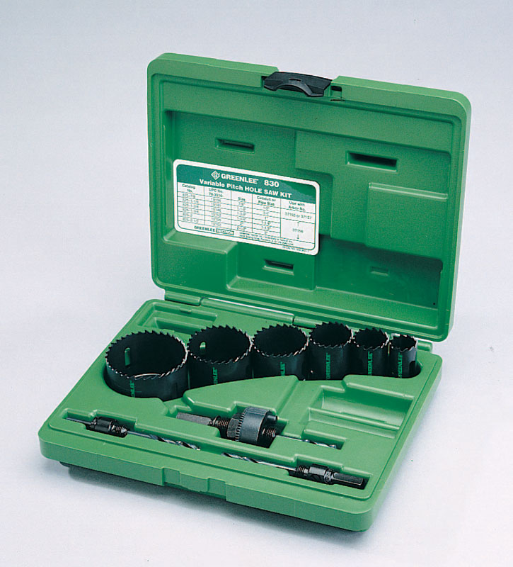 greenlee-830-6-set-hole-saw-kit-gordon-electric-supply-inc