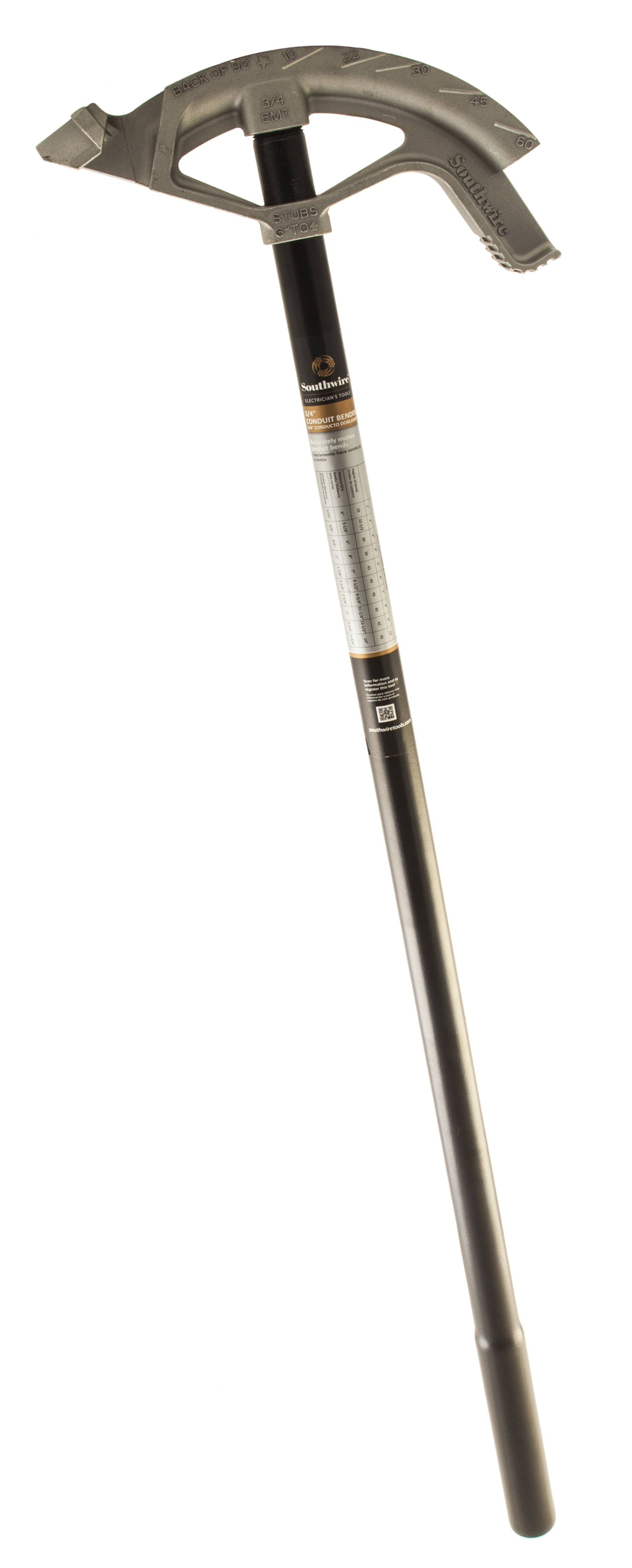 The MCB3/4 is a 3/4" EMT Aluminum Head Conduit Bender that reliably and repeatedly performs common bends, such as stub-ups, offsets, back-to-back and saddle bends.