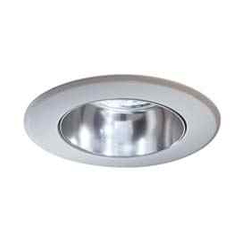 Philips Luminaires, Lytecaster 3-3/4 in. MR16 Adjustable Clear Specular Cone Downlight Reflector Trim, White Flange