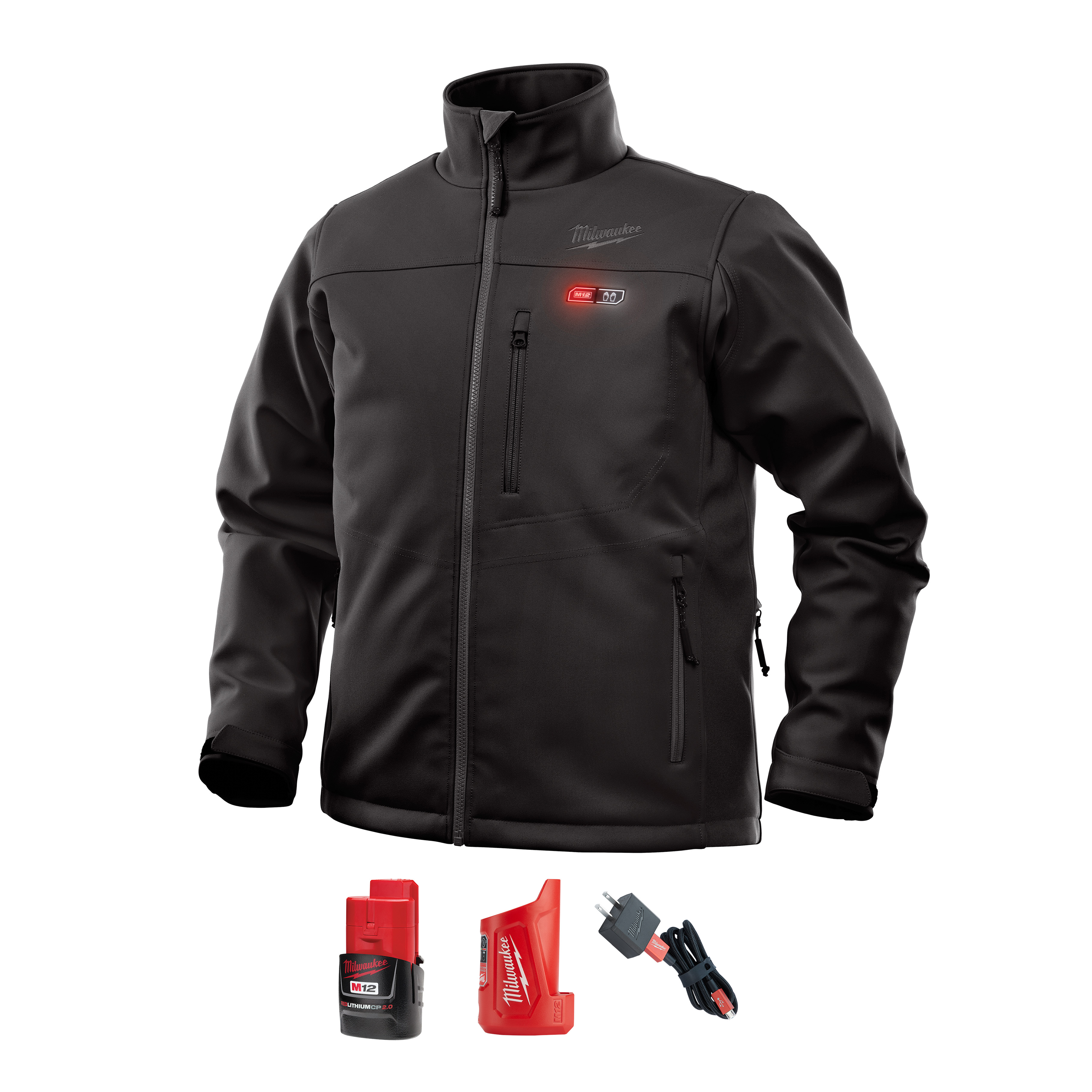 Milwaukee 202B-213X M12™ Heated ToughShell™ Jacket Kit 3X (Black ...
