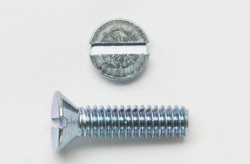 PECO FASTENERS 6/32 X 1 FLAT SLOT M/S 100 PER JAR