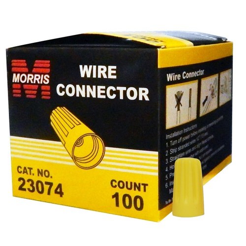 Screw-On Wire Connectors P4 Yellow Boxed 100 Pack - Color-Coded Screw On Wire Connectors for quick connections anytime.Screw-On Wire Connectors P4 Yellow Boxed 100 Pack features include:  Fixed Precise Conical Wire Spring No Pre-Twisting of Conductor...