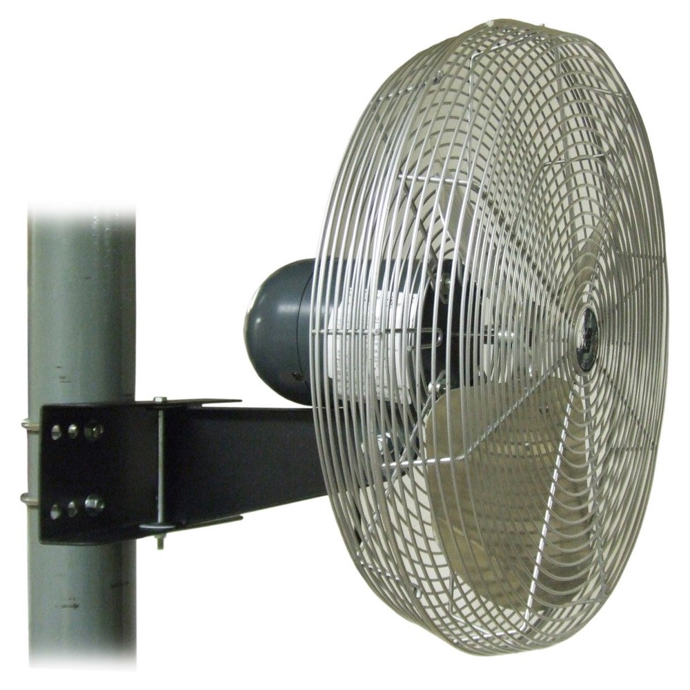Pole Mount, Gray. For Use With Industrial Circulator