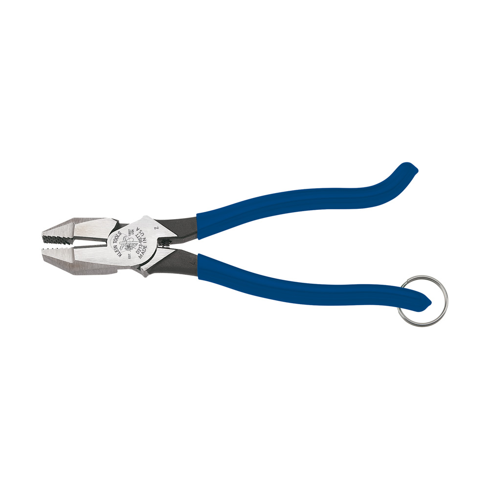 Ironworker's Pliers with Tether Ring, Ironworker's Pliers twist and cut soft annealed rebar tie wire