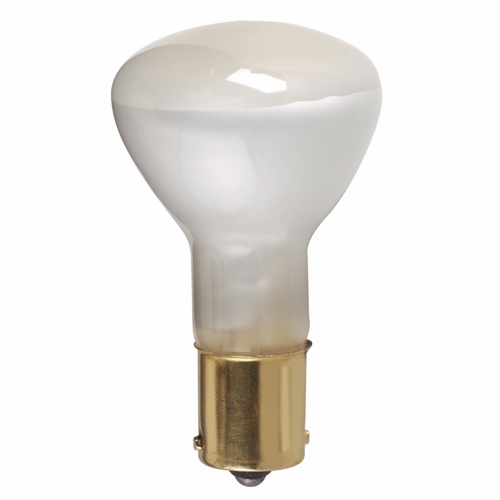 Miniature Shatter Proof Lamp, Designation: 1383/TF, 13 V, 20 WTT, R12 Shape, BA15s SC Bay Base, C-6 Filament, 300 HR, 1.5 AMP, 2-5/8 IN Length, 1-1/2 IN Diameter